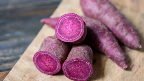 Batata doce roxa